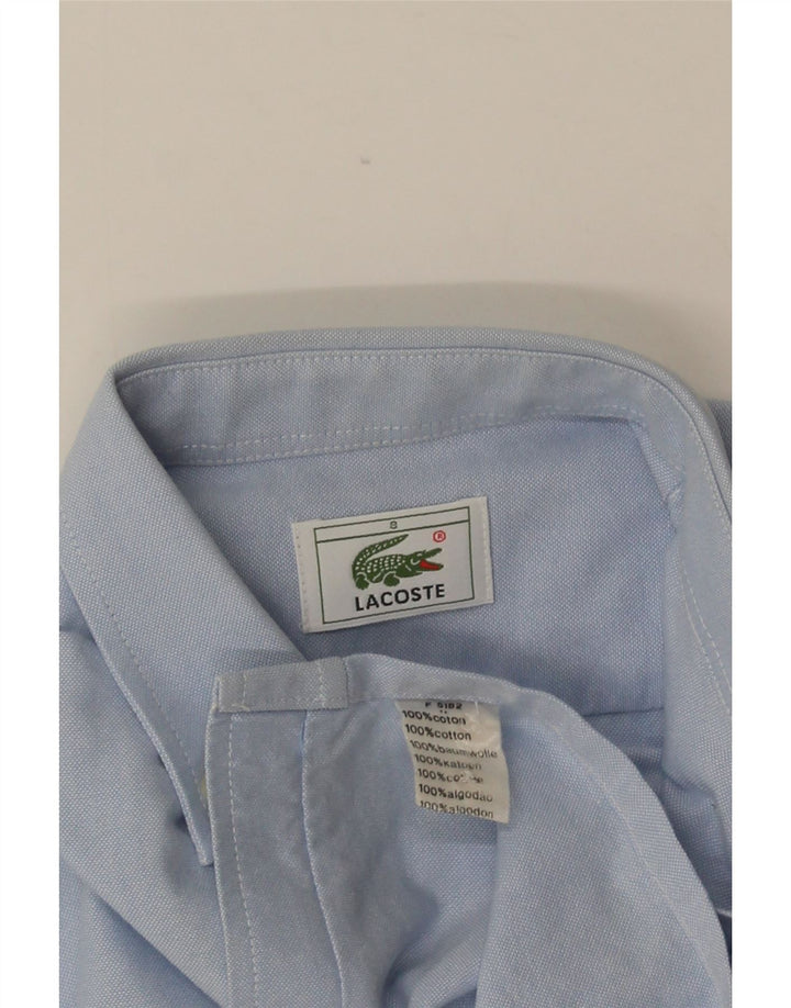 Cămașă LACOSTE Băieți 7-8 Ani Bumbac Albastru
