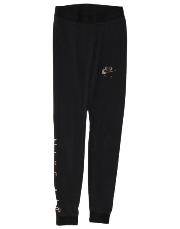 Leggings grafic Nike pentru femei UK 10, negru, color block
