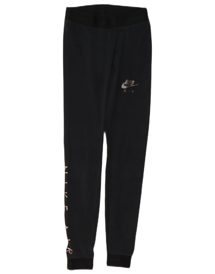 Leggings grafic Nike pentru femei UK 10, negru, color block