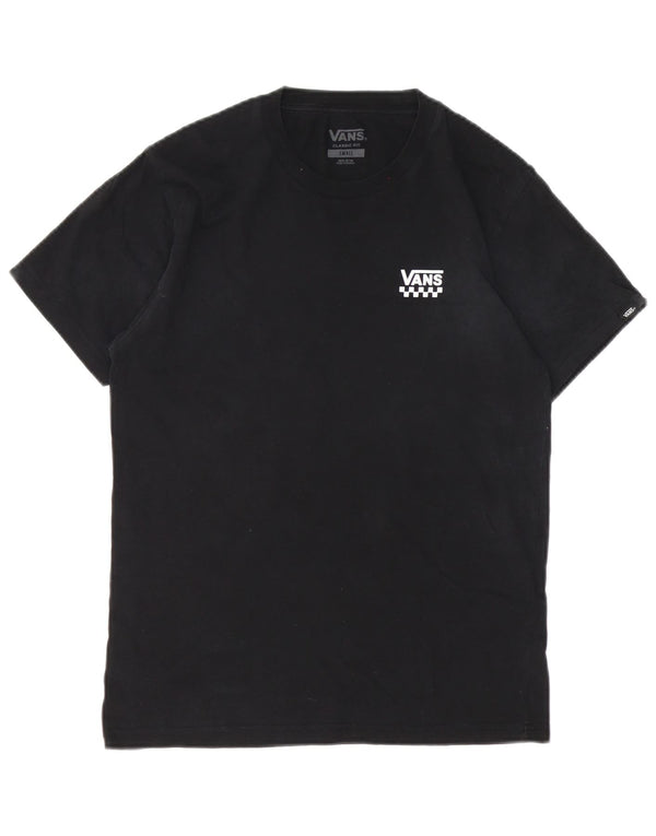 Tricou Vans Classic Fit pentru bărbați Top mic, negru, bumbac