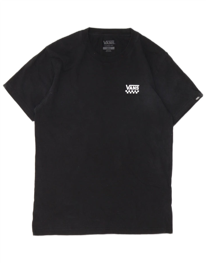 Tricou Vans Classic Fit pentru bărbați Top mic, negru, bumbac