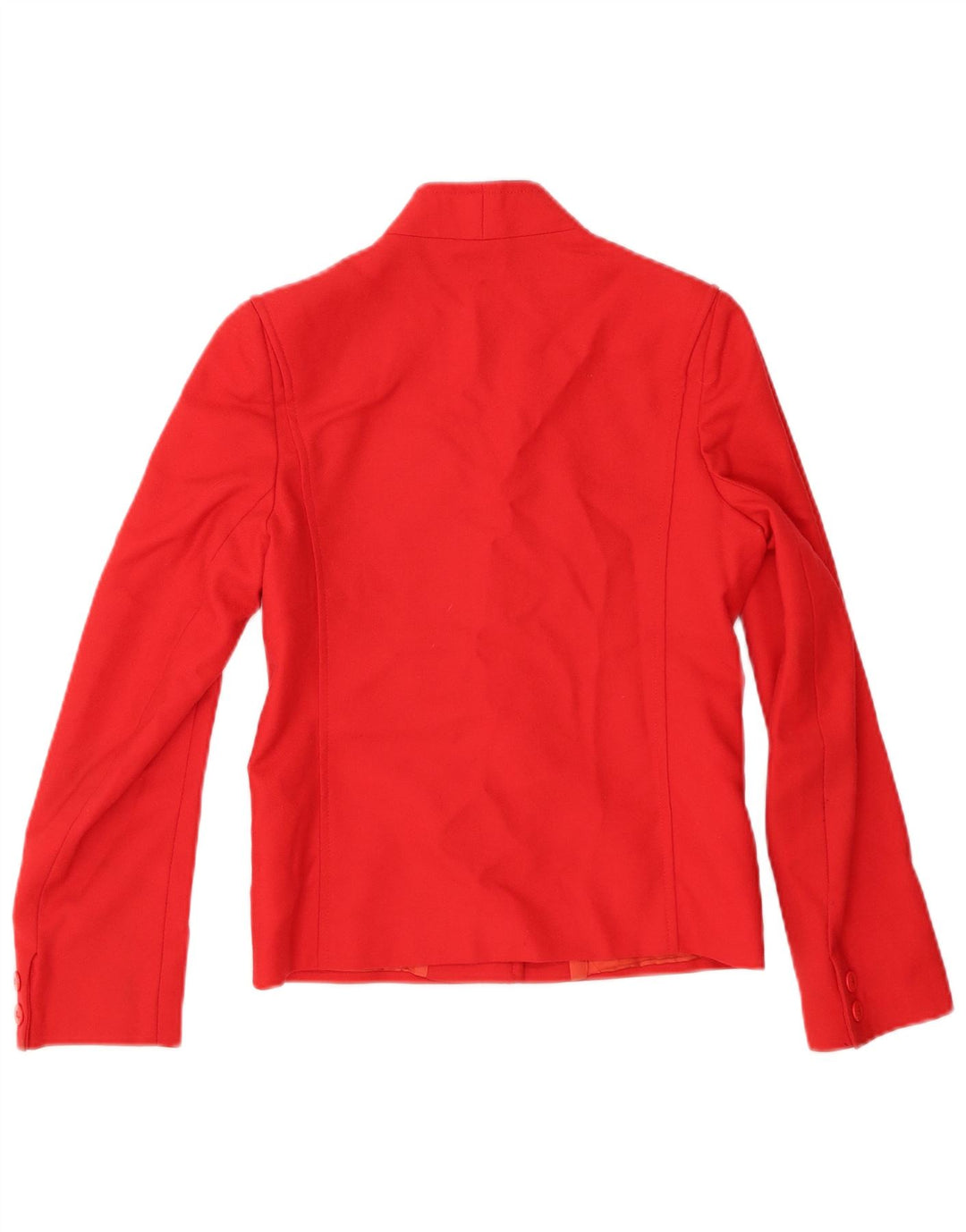 PRIVATE Womens 2 Button Blazer Jacket UK 10 Small Red New Wool