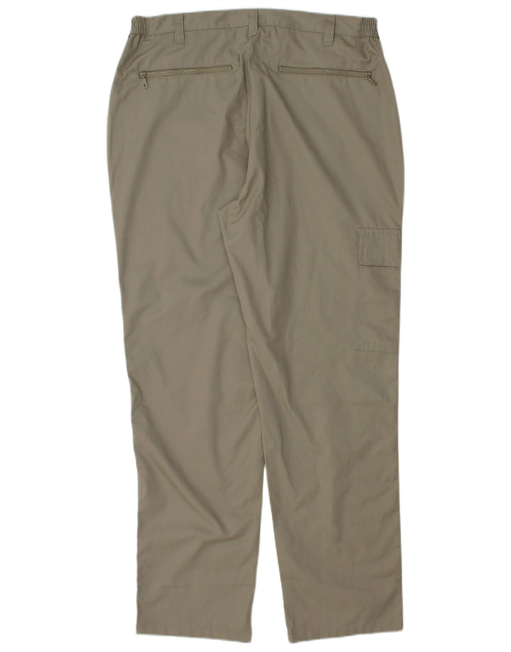 COTTON TRADERS Pantaloni cargo drepti pentru bărbați L36 L30 Poliester gri