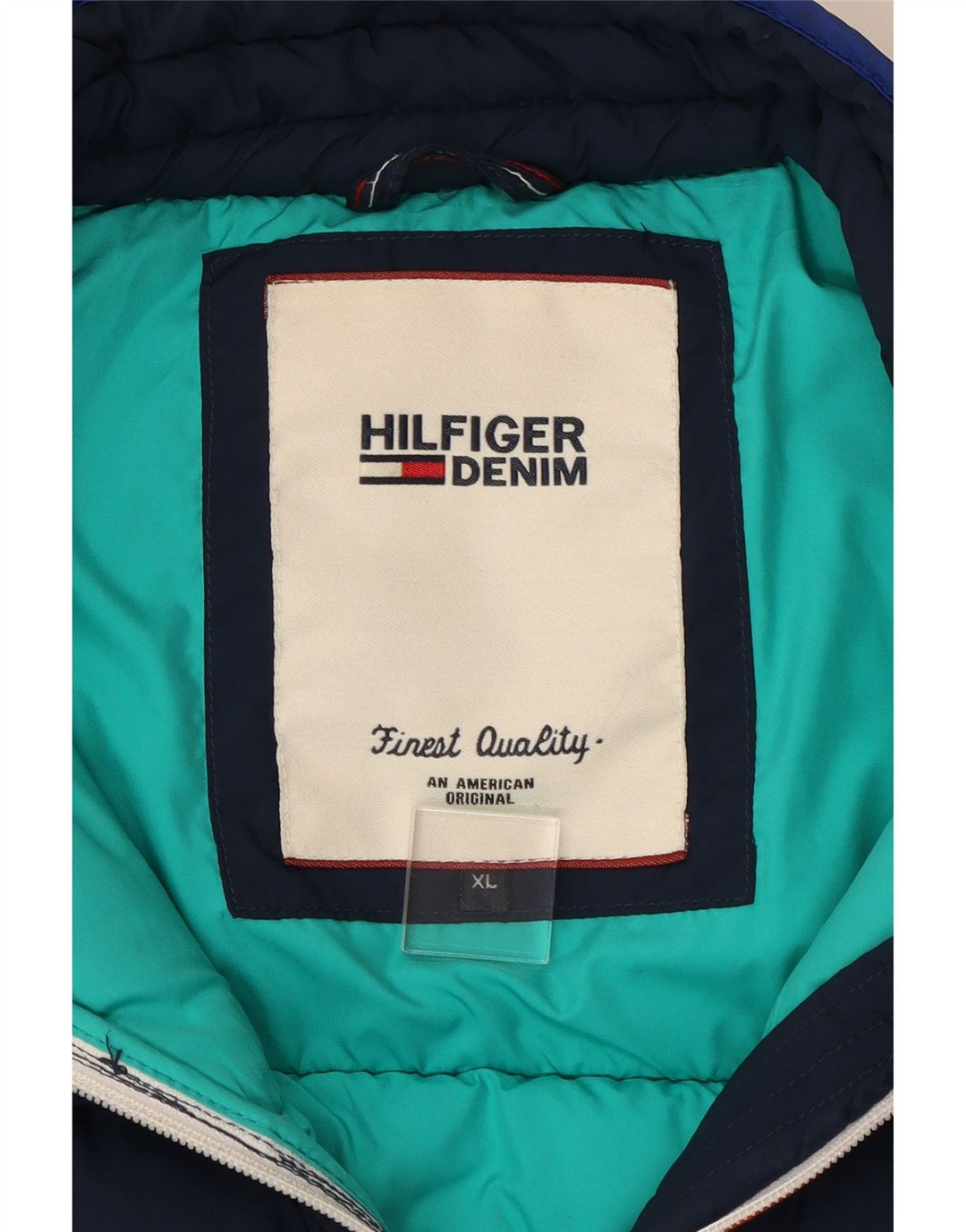Jachetă căptușită pentru bărbați Tommy Hilfiger UK 42 XL bleumarin poliester