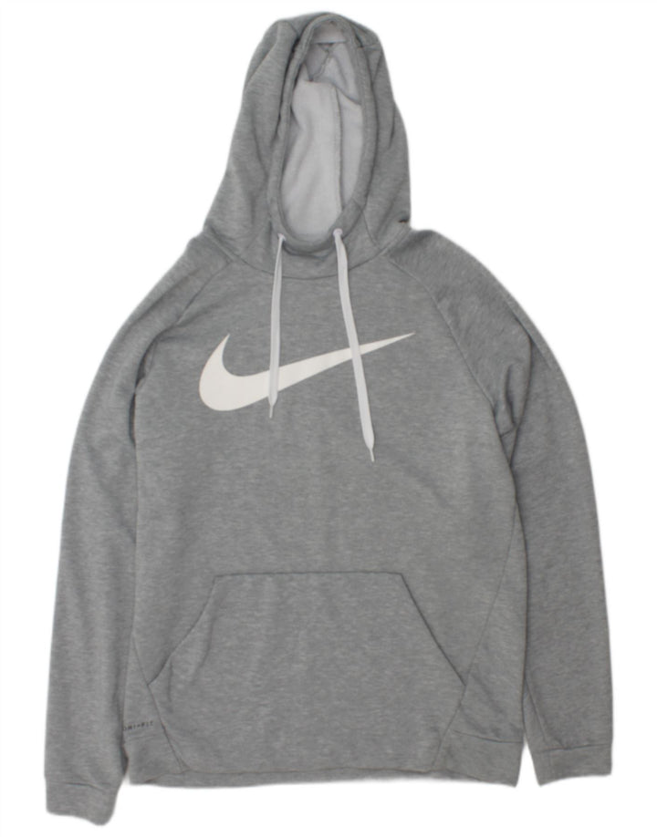 Jumper Nike Dri Fit Graphic pentru bărbați, mare, gri poliester cu pături