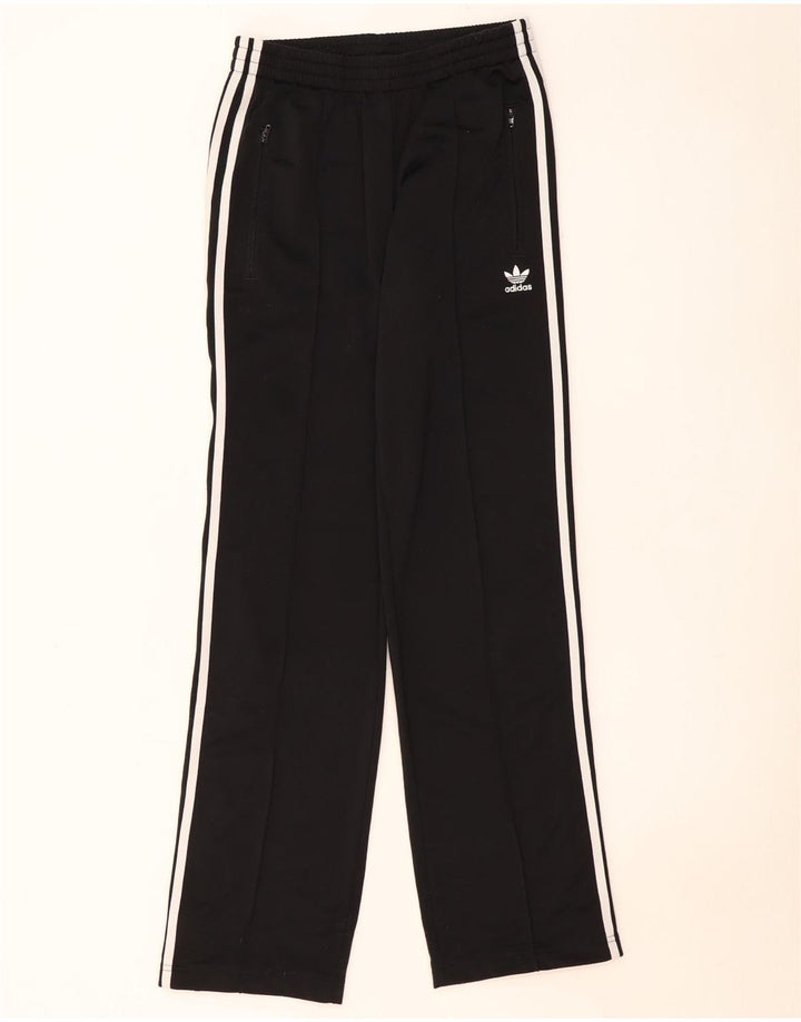 Pantaloni de trening Adidas pentru femei UK 8 Poliester negru mic