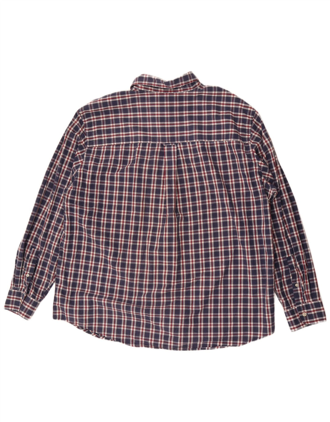 Cămașă pentru bărbați Chaps Easy Care 2XL, bumbac cu carouri bleumarin