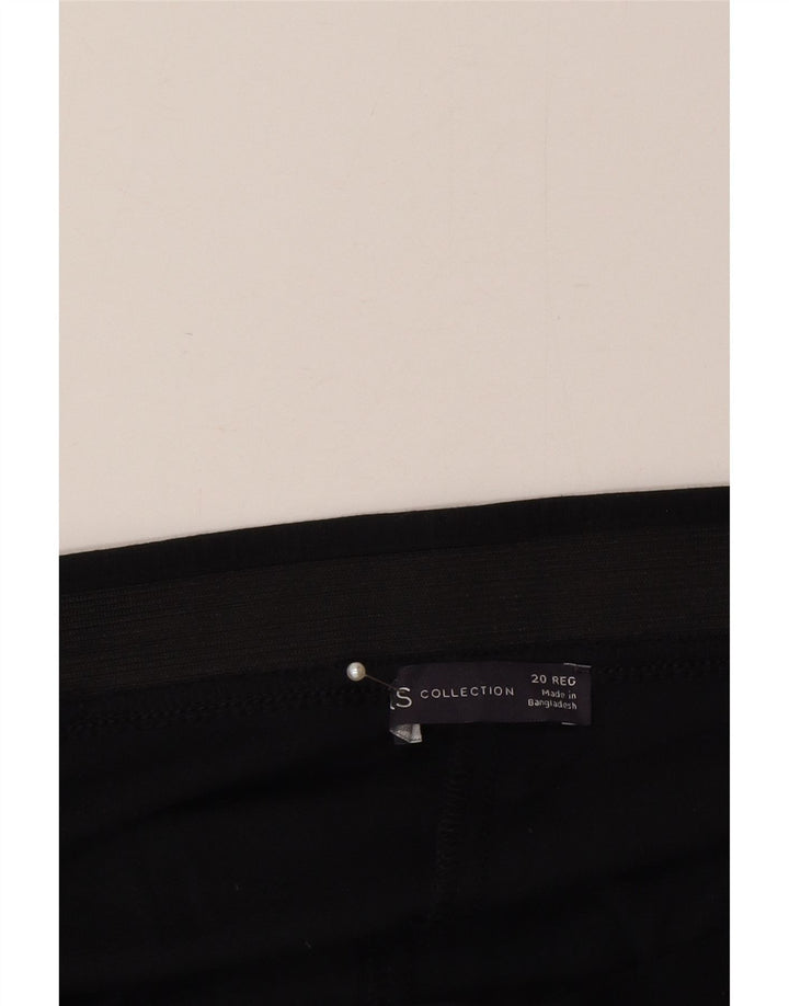 Pantaloni de trening pentru femei Marks & Spencer UK 20 2XL Viscoză neagră