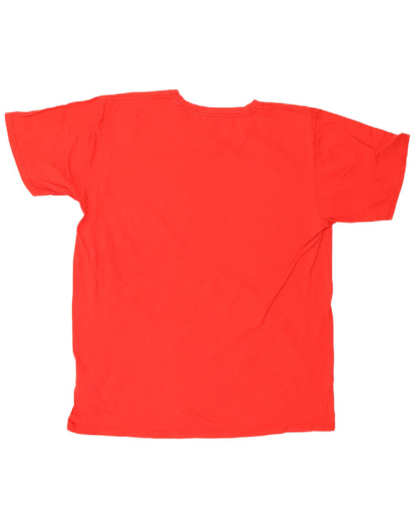 Tricou grafic Adidas pentru bărbați Top mare bumbac roșu