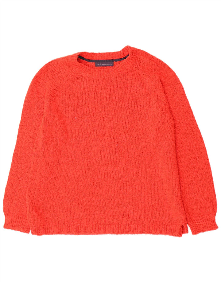 Pulover pentru femei Marks & Spencer cu gât de barcă UK 14 Large Red