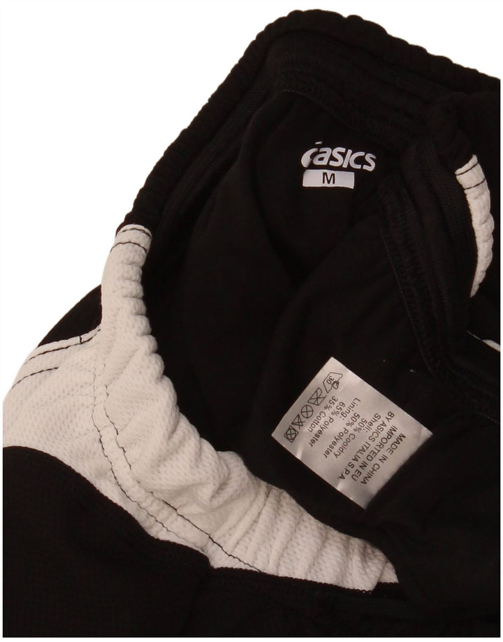 Pantaloni scurti sport grafic Asics pentru femei UK 12 Medium Black Colorblock Poliester