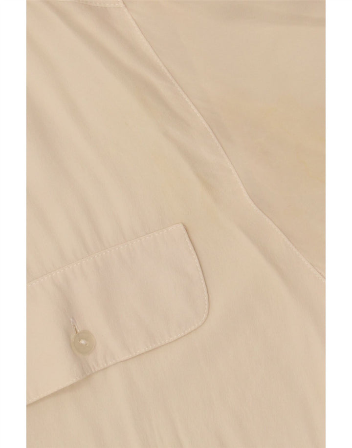 Cămașă VINTAGE pentru femei UK 12 Medium Off White