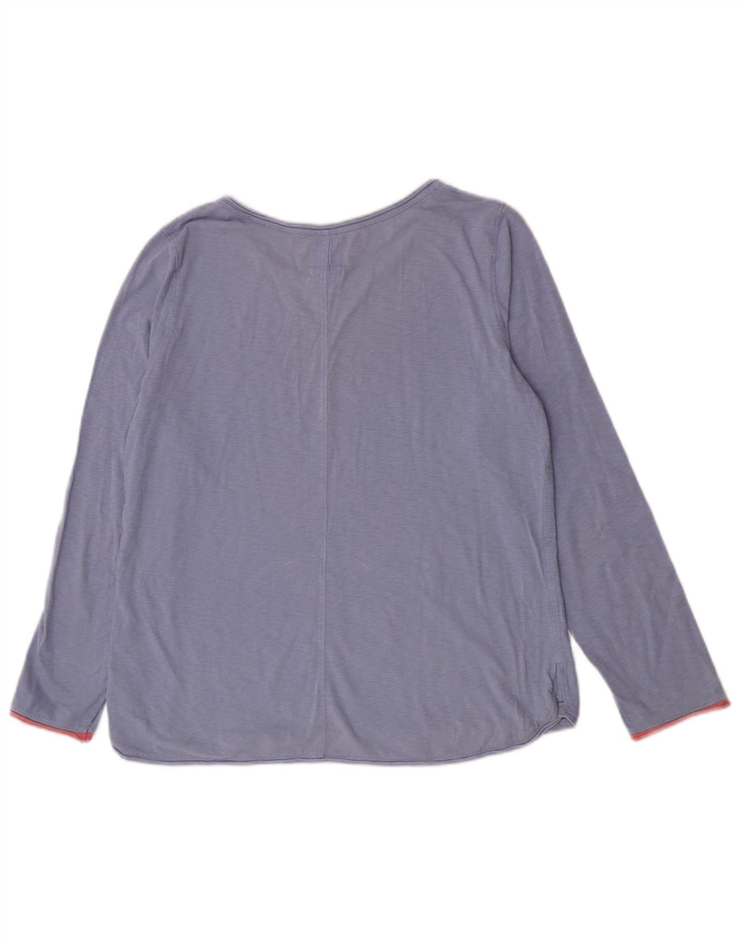 White Stuff Top pentru femei cu mânecă lungă UK 12 Medium Blue Bumbac