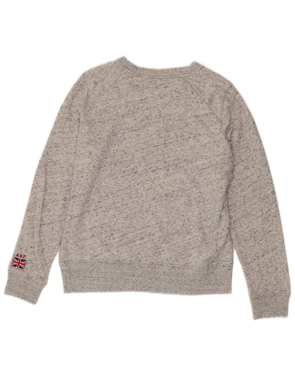 Pulover de hanorac Abercrombie & Fitch pentru femei UK 14 Medium Gri Pete