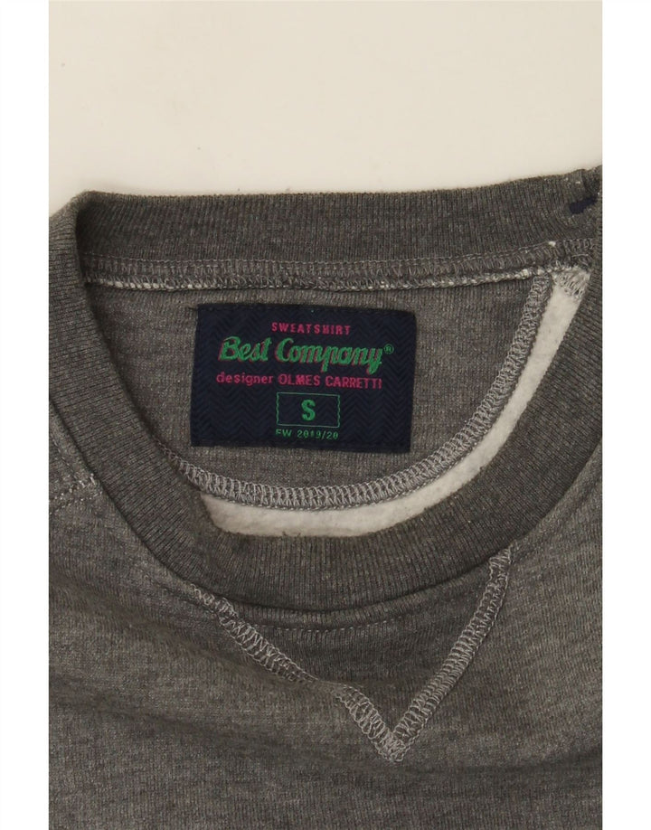 Hanorac grafic pentru bărbați Best Company Jumper mic, gri, pătat