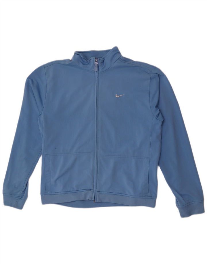 Jachetă de trening cu grafică Nike pentru băieți 13-14 ani XL poliester albastru