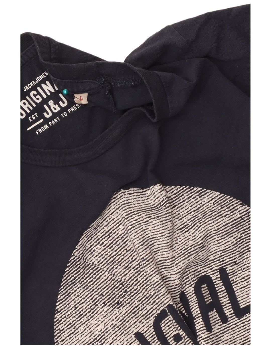 Tricou cu grafic Jack & Jones pentru bărbați Top mare bleumarin