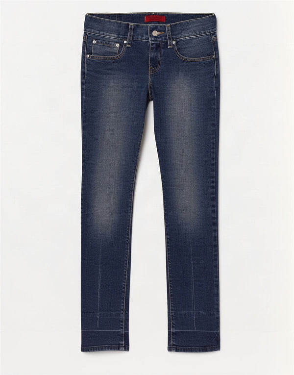Blugi drepti subțiri Patty Anne Levi's pentru femei L28 L31 Bumbac albastru