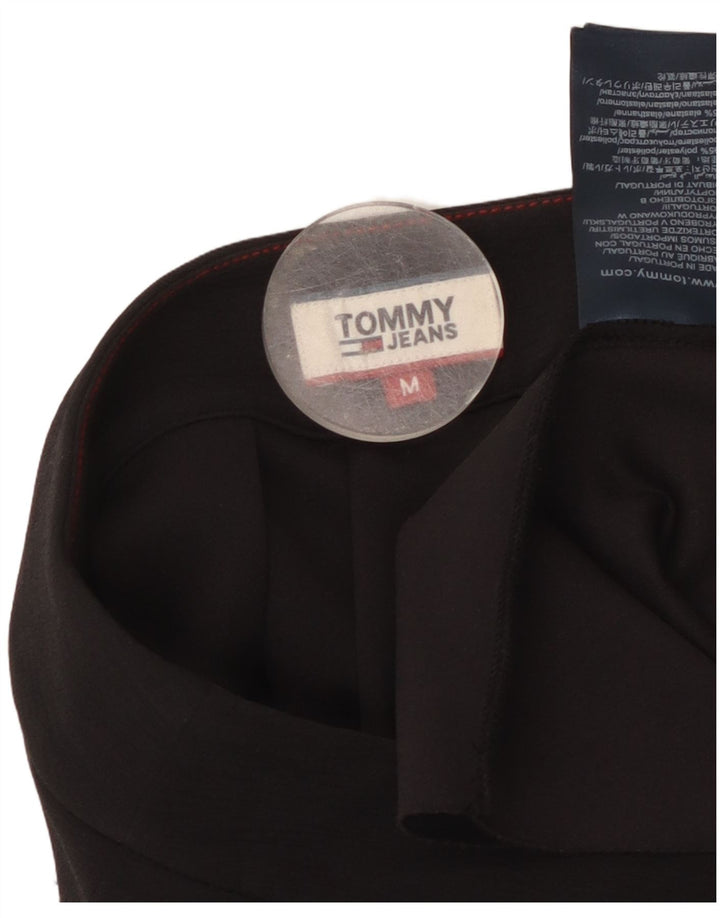 Mini fustă plisată pentru femei Tommy Hilfiger Medium W28 Poliester negru