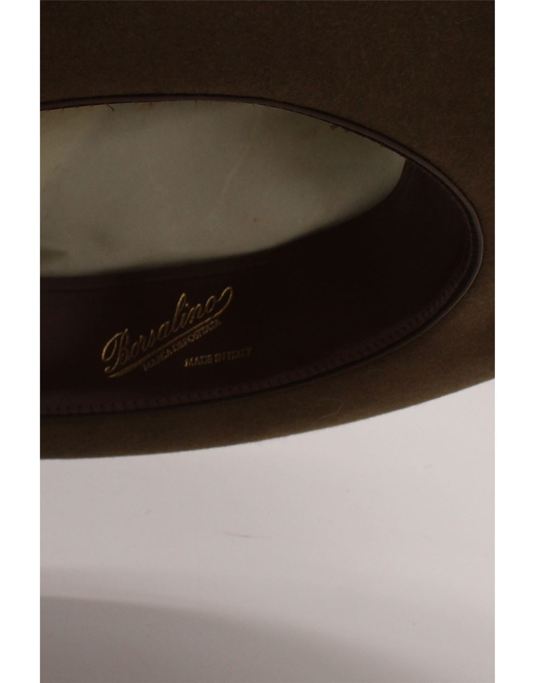 BORSALINO Womens Fedora Hat One Size Brown Classic