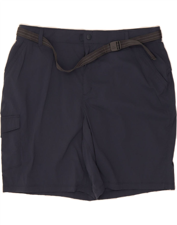 L.L.BEAN Mens Cargo Shorts XL W38  Navy Blue Nylon Vintage L.L.Bean and Second-Hand L.L.Bean from Messina Hembry 
