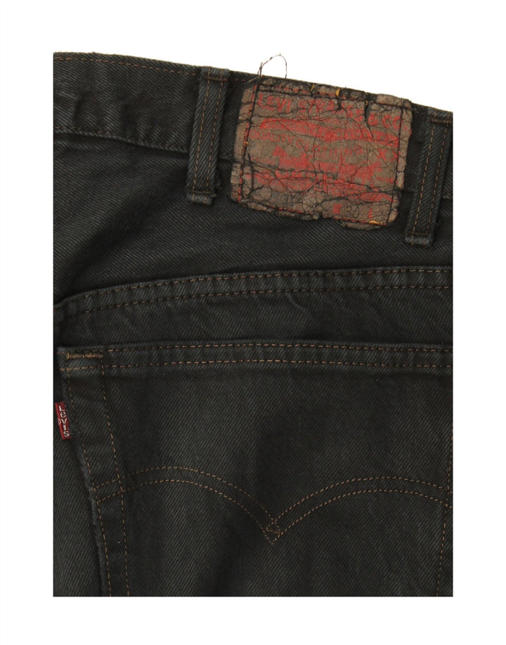 Blugi slim pentru femei Levi's Distressed W38 L30 negri