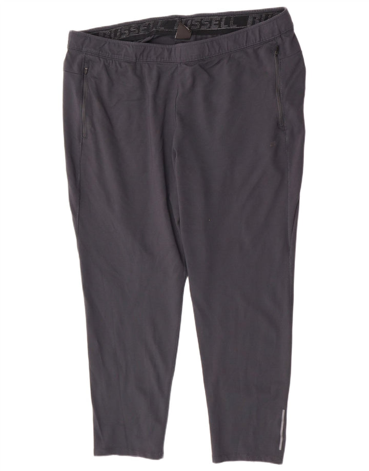 Pantaloni de trening Russell Athletic pentru bărbați, 3XL, raion gri
