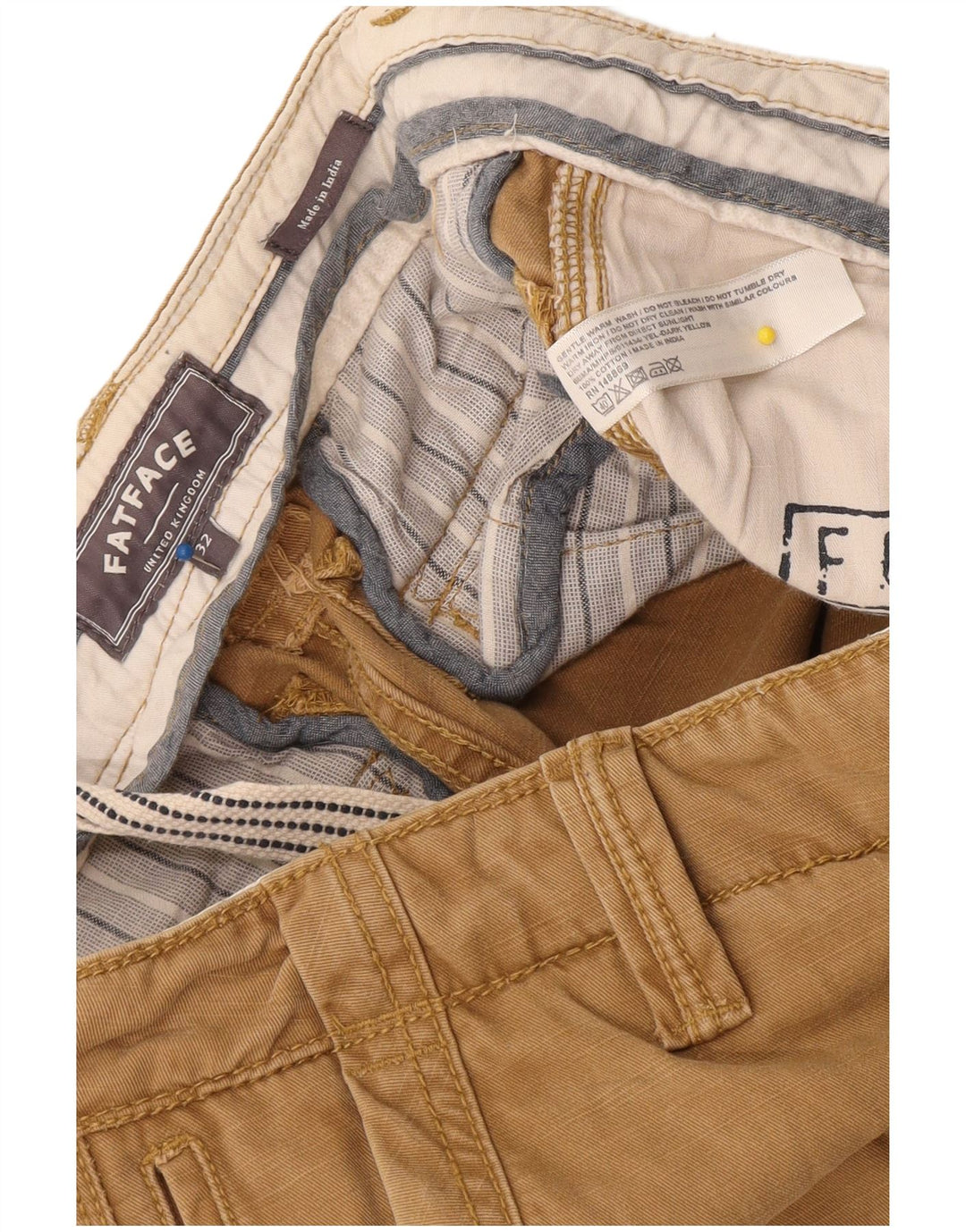 Pantaloni scurți pentru bărbați Fat Face Regular Cargo W32 Medium Beige Bumbac