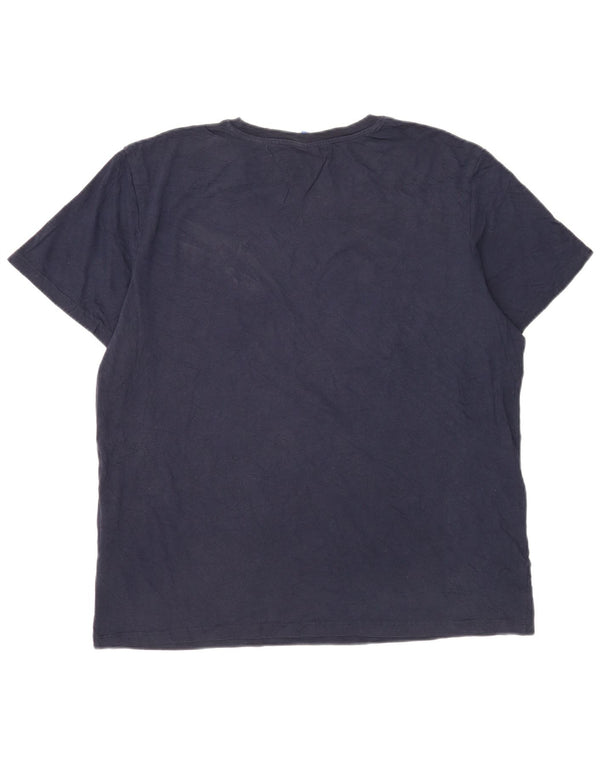 Tricou grafic Jack & Jones pentru bărbați Top XL Bumbac bleumarin