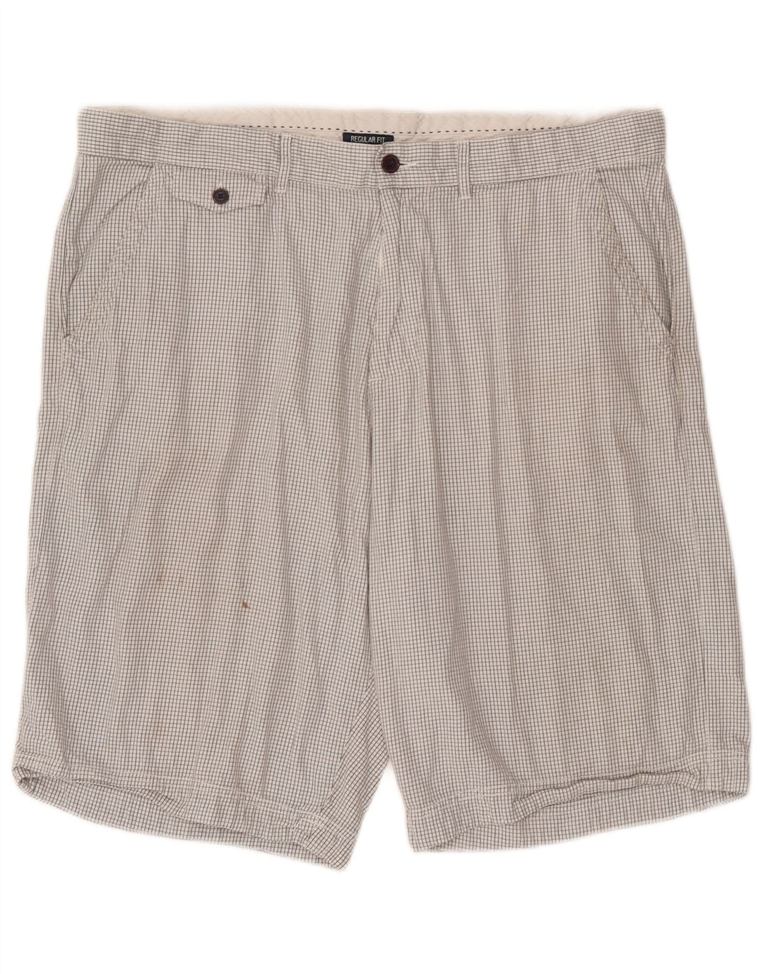 Pantaloni scurți chino pentru bărbați Champion Regular Fit 2XL W42 White Check