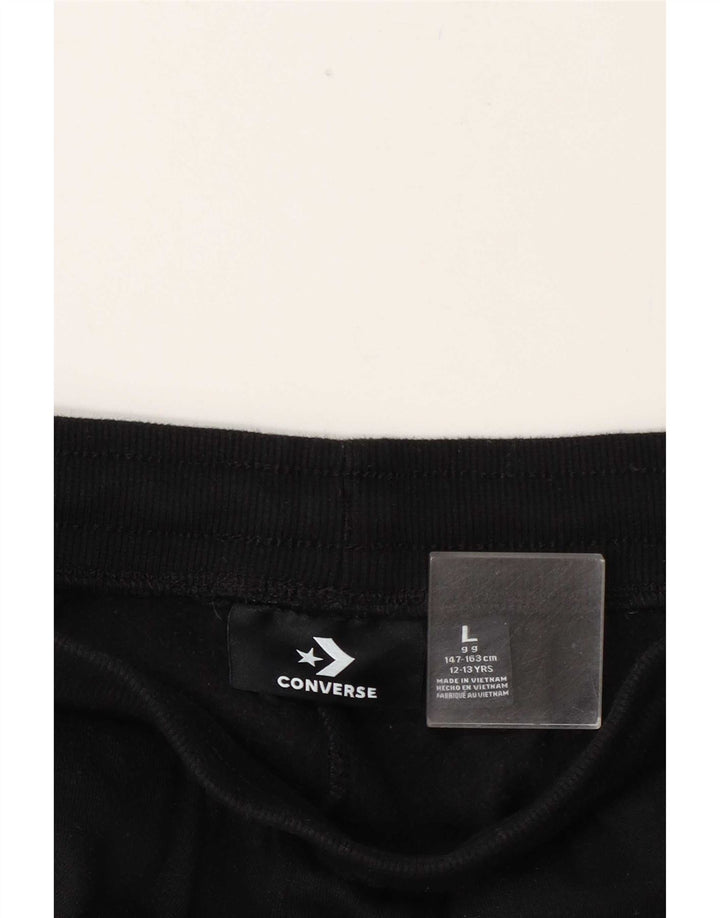 Pantaloni de trening Converse băieți Joggeri 12-13 ani mare negru