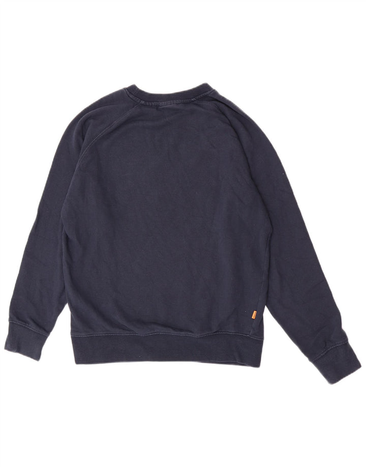 Pulover pentru bărbați Timberland Graphic Regular Fit Pulover Mic Bleumarin