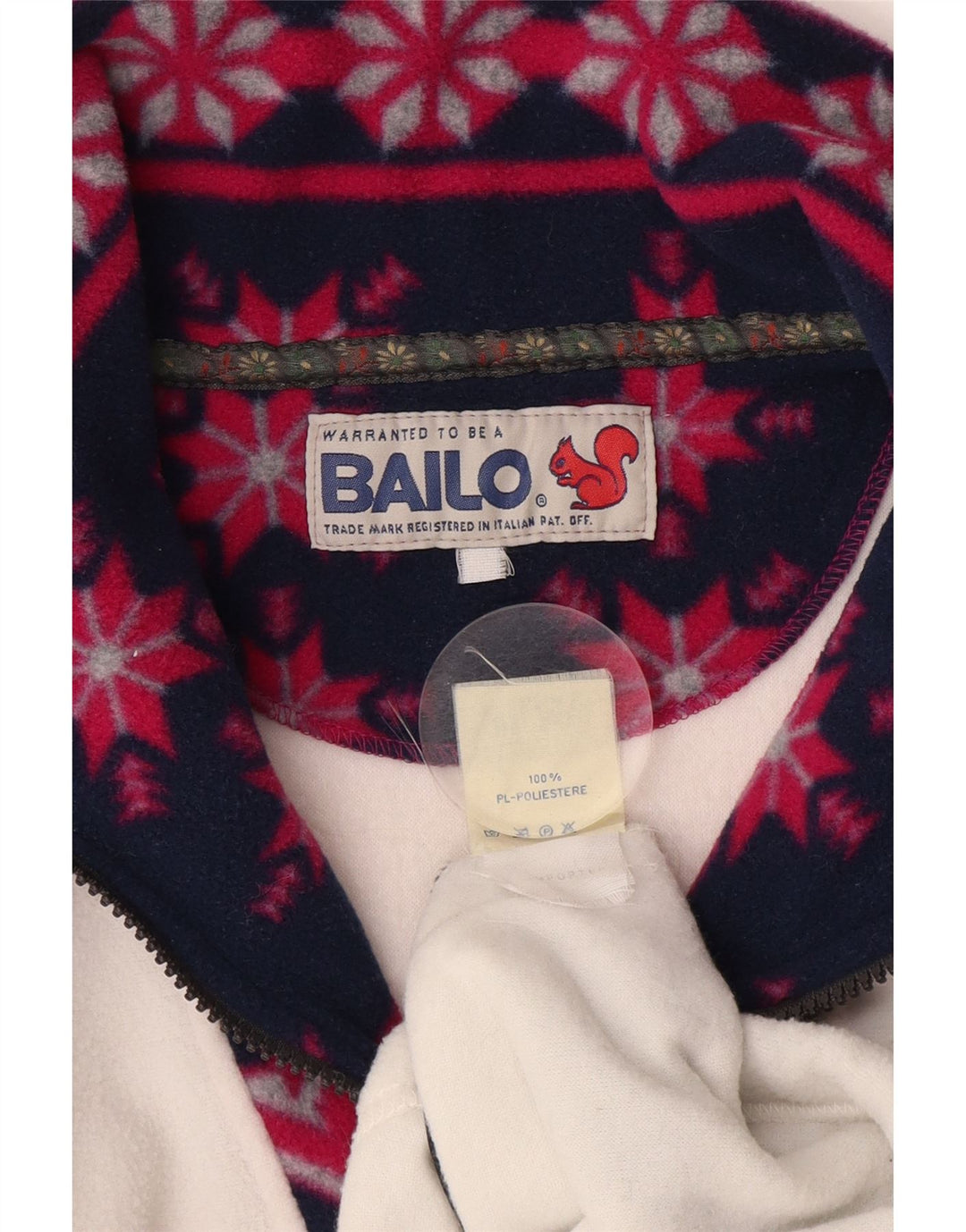 Jumper BAILO pentru bărbați, cu fermoar și gât, XL, poliester Fair Isle
