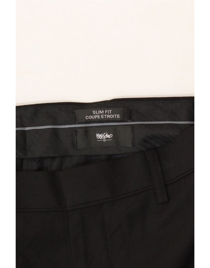 MOSSIMO Mens Slim Fit Casual Trousers W32 L30 Black Polyester Vintage Mossimo and Second-Hand Mossimo from Messina Hembry 
