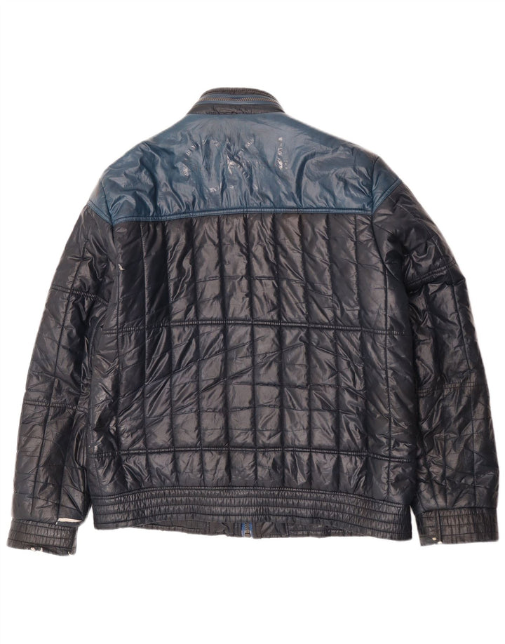 Jachetă căptușită pentru bărbați Calvin Klein Jeans UK 44 2XL Bleumarin Colorblock