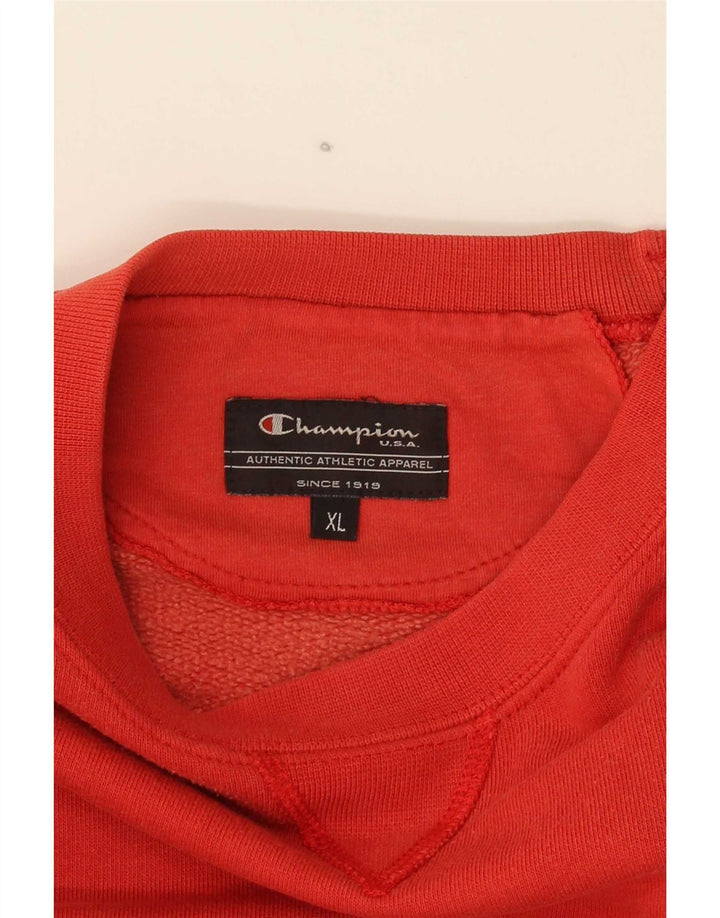 Pulover grafic pentru bărbați Champion XL Portocaliu