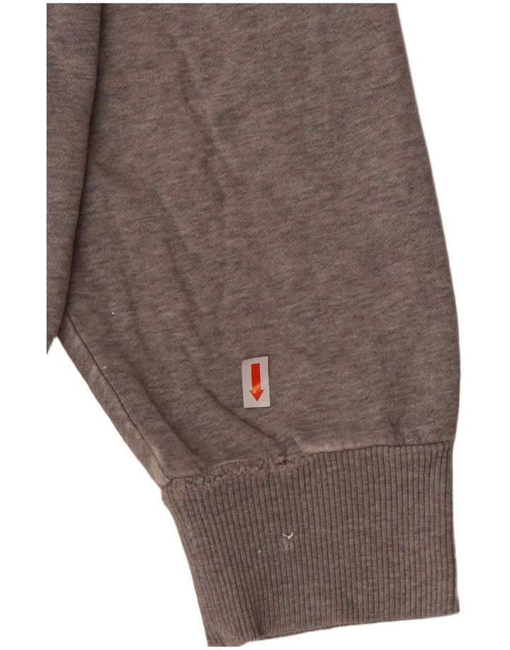 Jumper Reebok pentru bărbați cu capota, mare, gri, bumbac