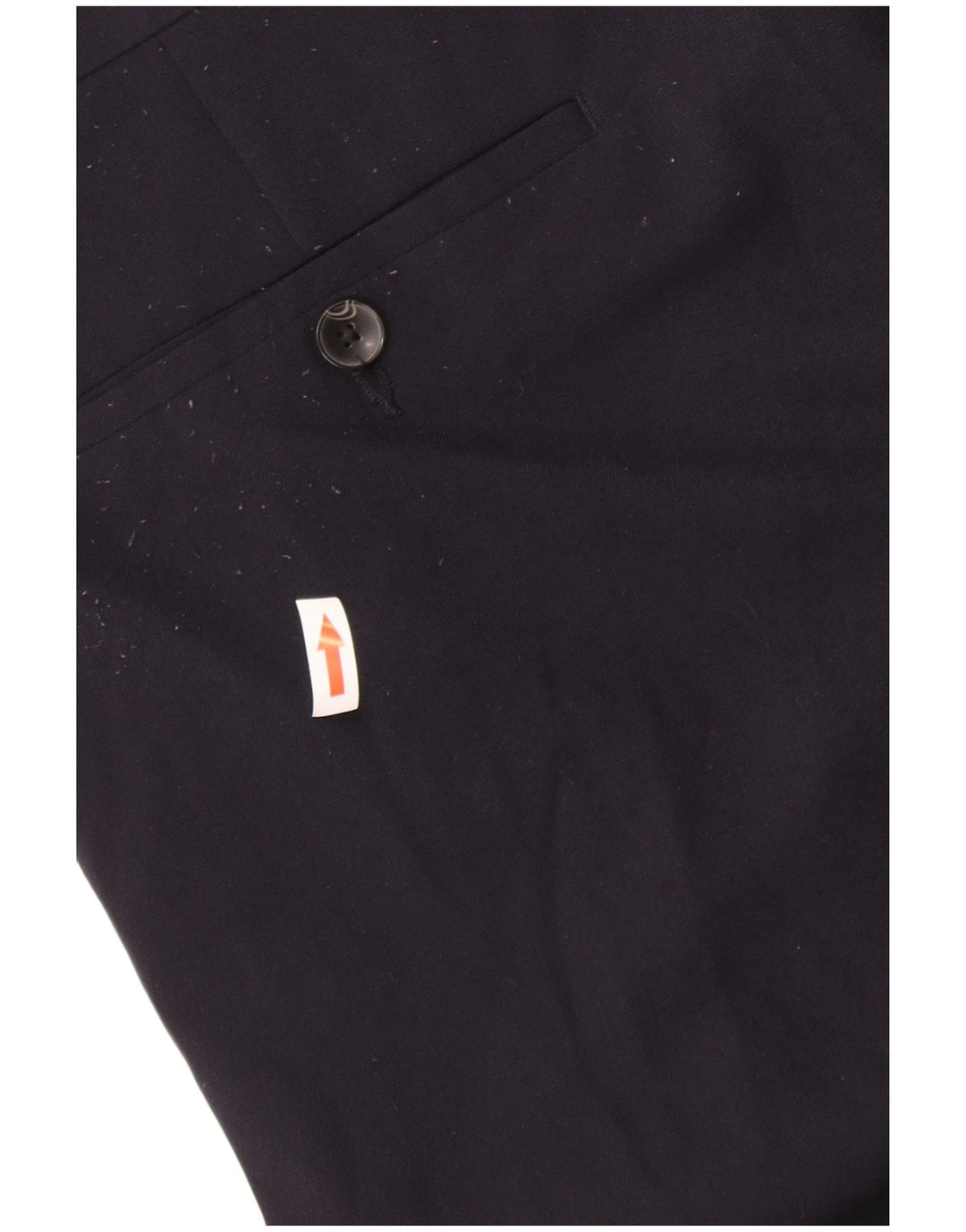 Pantaloni chino pentru bărbați Marks & Spencer, cu ajustare normală, L36 L27, poliester bleumarin
