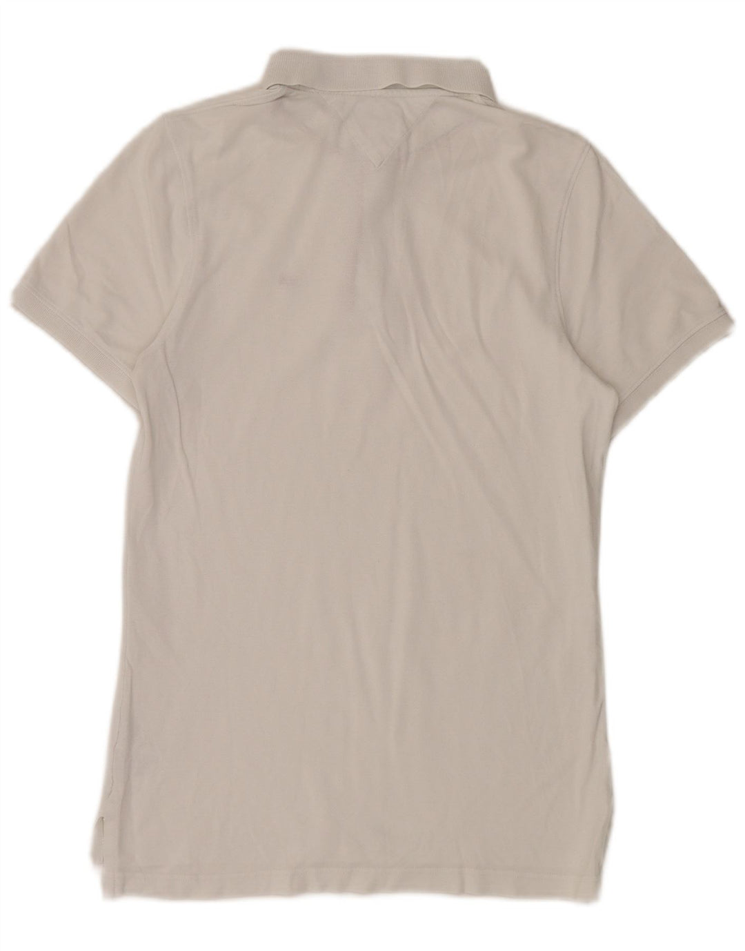 Tricou polo Tommy Hilfiger pentru bărbați, bumbac alb mediu