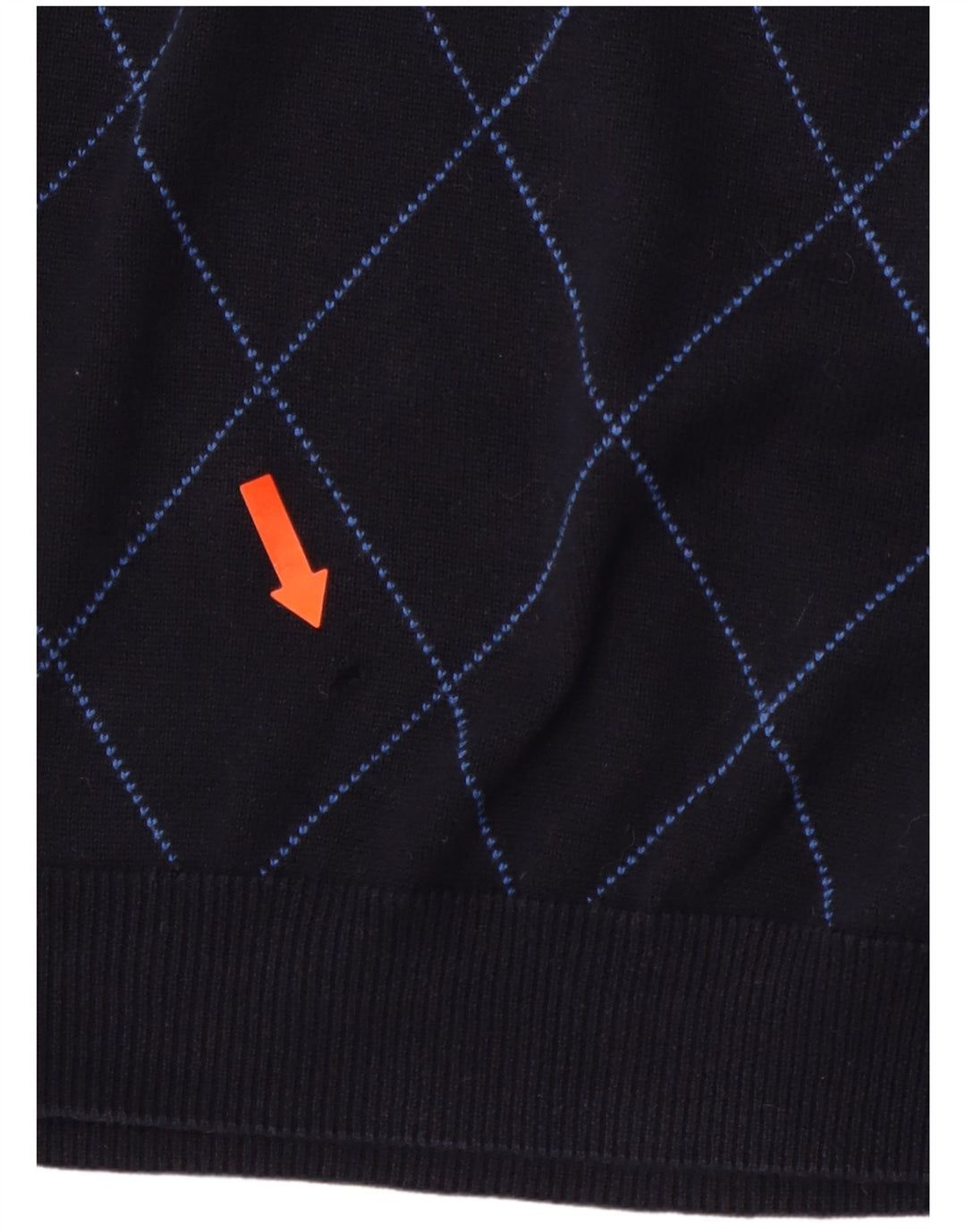 CHAPS Mens Vest Tank Top XL Bleumarin Argyle/Diamond Bumbac