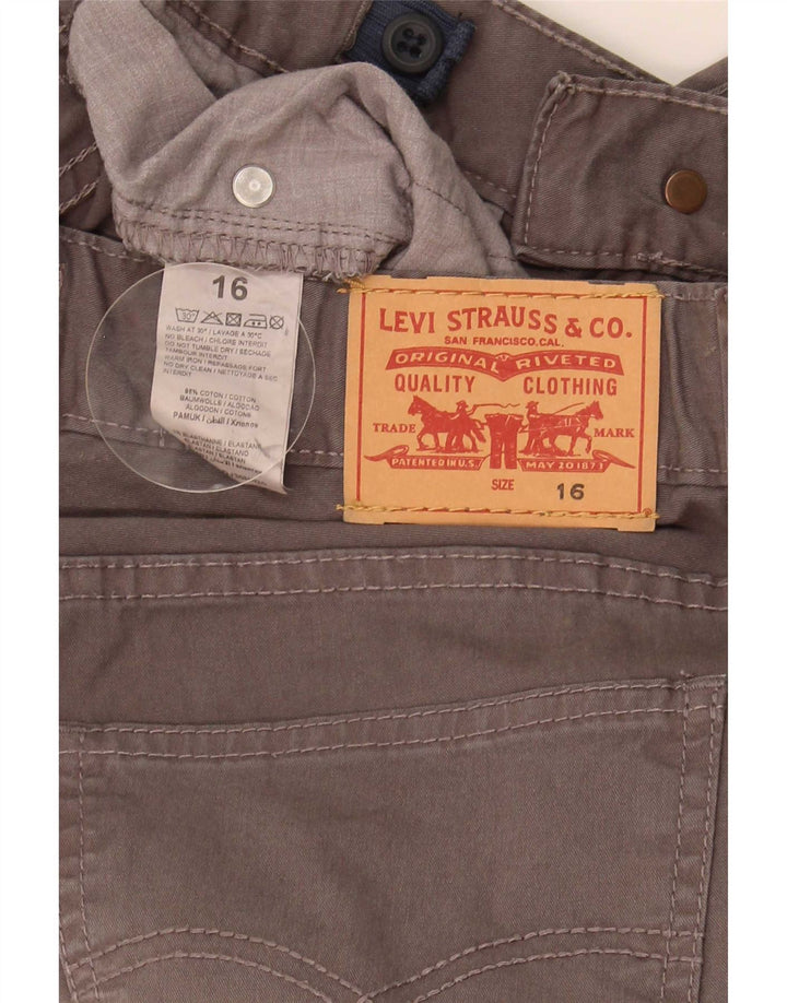 Levi's Bermuda Cargo pentru baieti 15-16 ani W28 bumbac gri