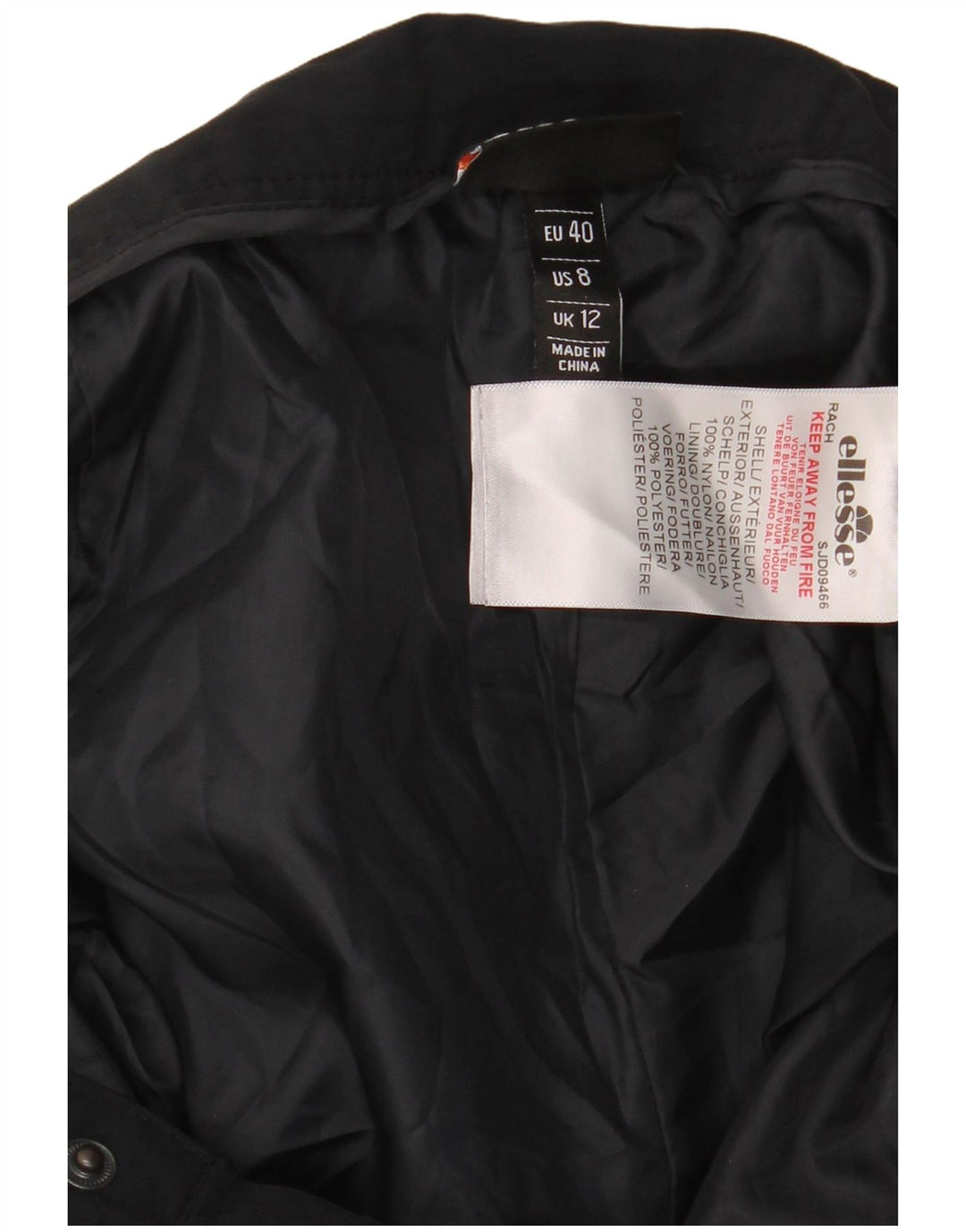 Pantaloni cargo pentru femei Ellesse UK 12 Medium W30 L30 Bleumarin Colorblock