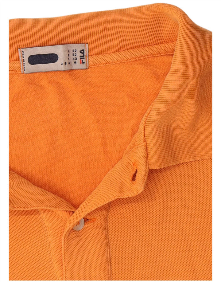 Tricou Polo Fila Bărbați IT 50 Bumbac portocaliu mediu