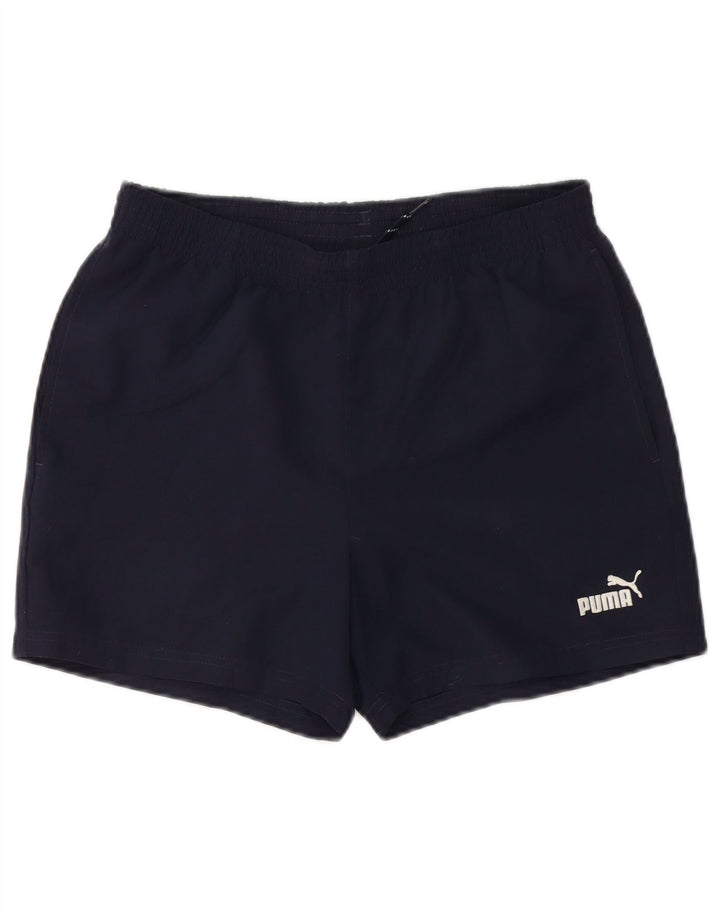 Pantaloni scurți sport PUMA pentru băieți 13-14 ani bleumarin