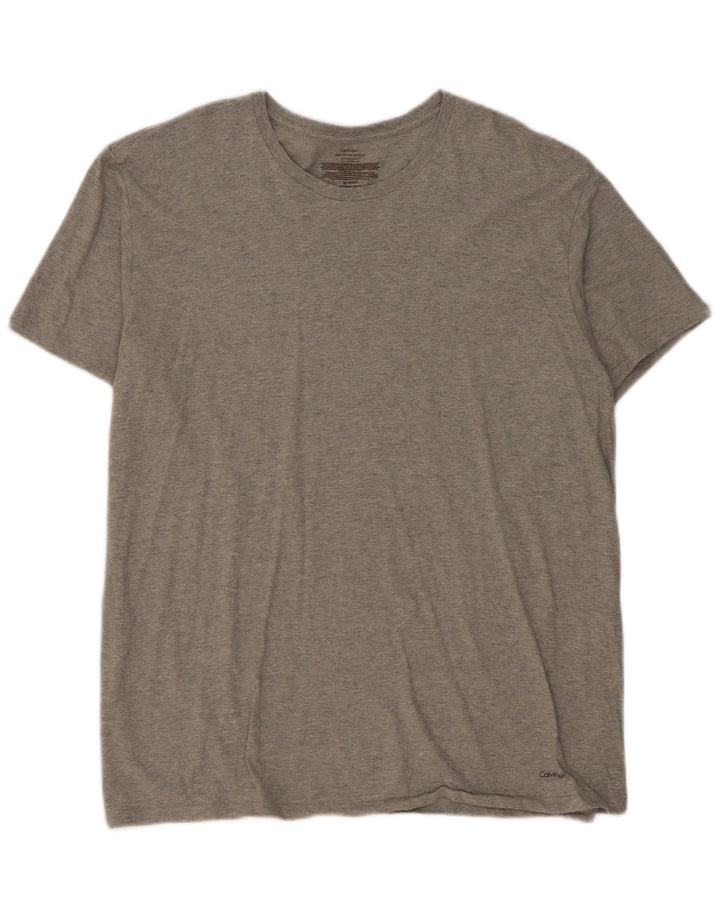 Tricou Calvin Klein pentru bărbați Top XL Gri pete