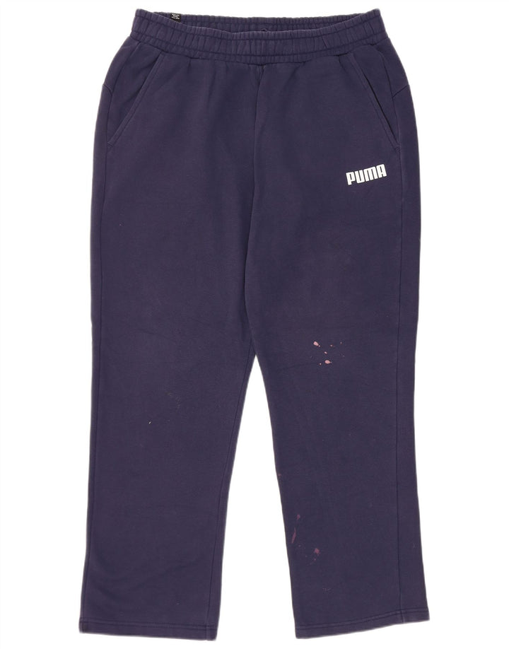 Pantaloni de trening Puma pentru bărbați, mari, albastru, bumbac