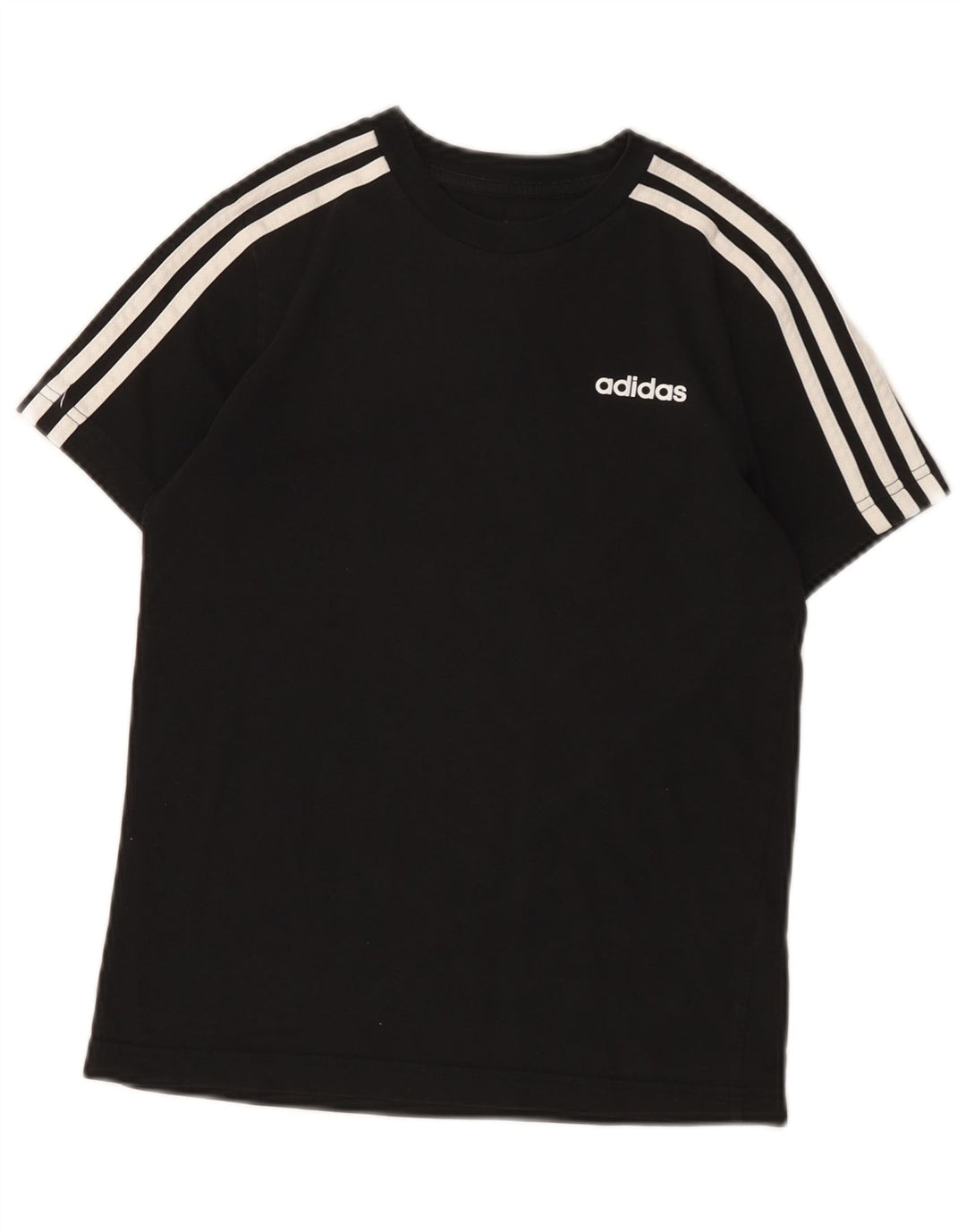 Tricou Băieți Adidas Top 11-12 Ani Bumbac Negru