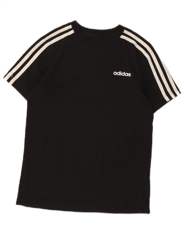 Tricou Băieți Adidas Top 11-12 Ani Bumbac Negru