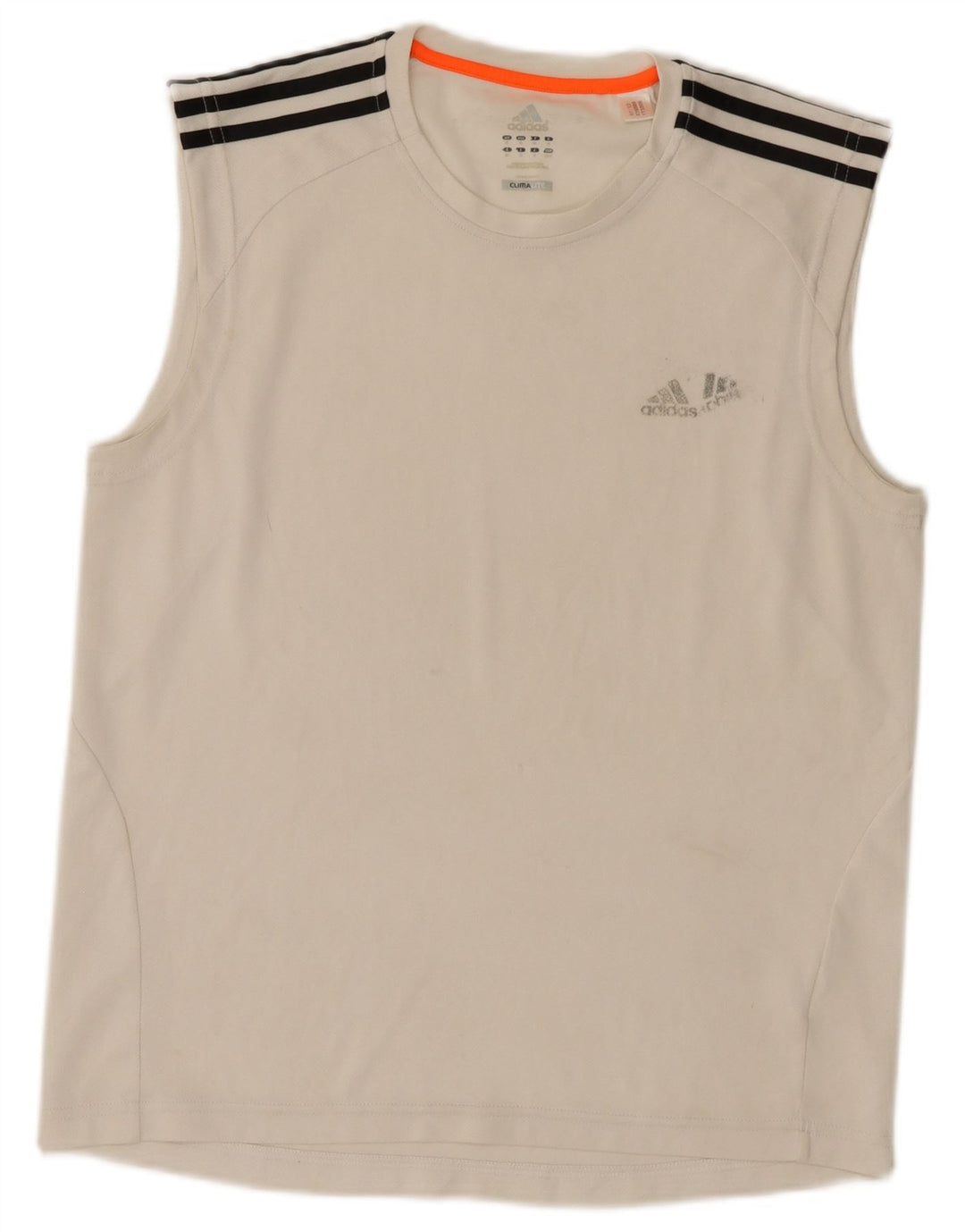 Adidas Mens Climalite Vest Top Medium White