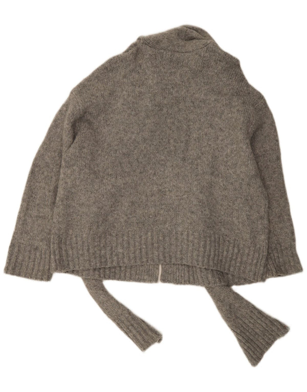 Pulover cardigan supradimensionat pentru femei Zara UK 16, mare, gri, nailon